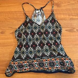 Boho Chic Cropped Bandana Tank